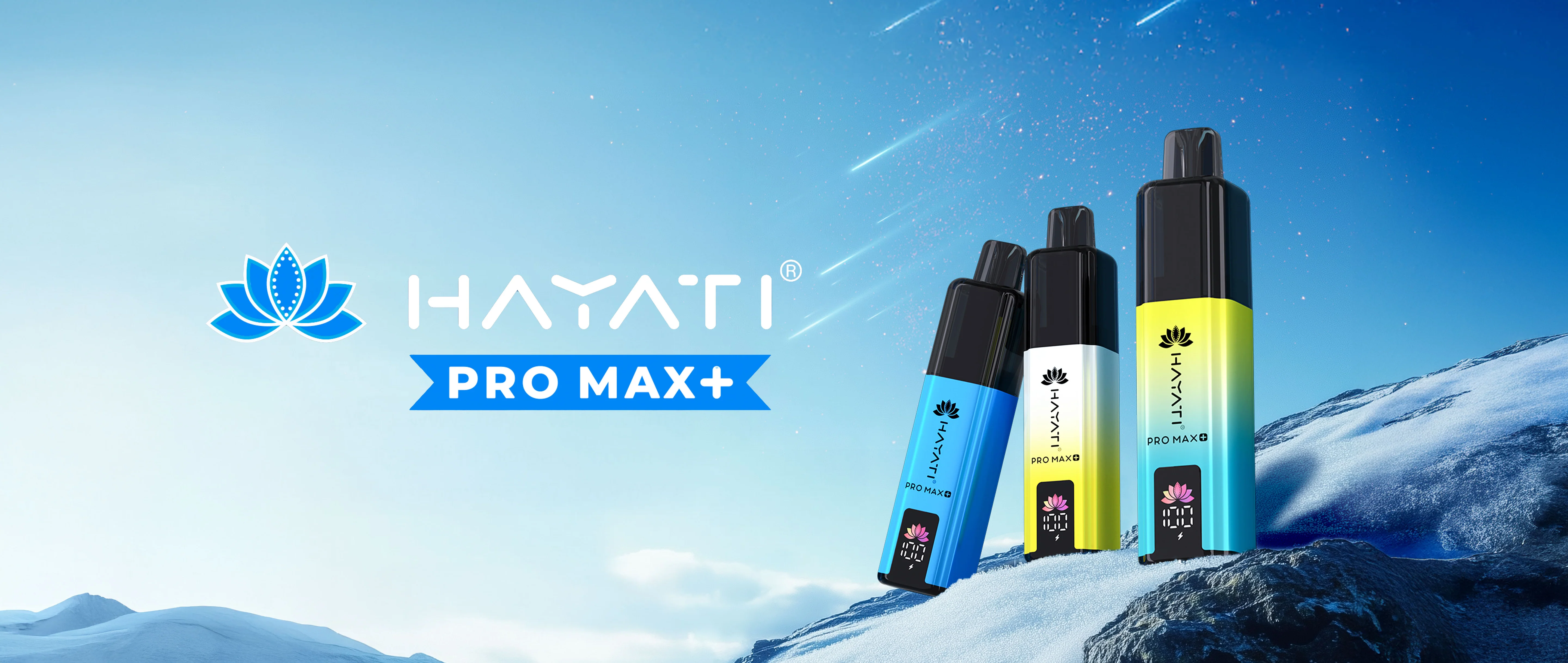 Hayati Pro Max Plus im dunklen Premium-Look