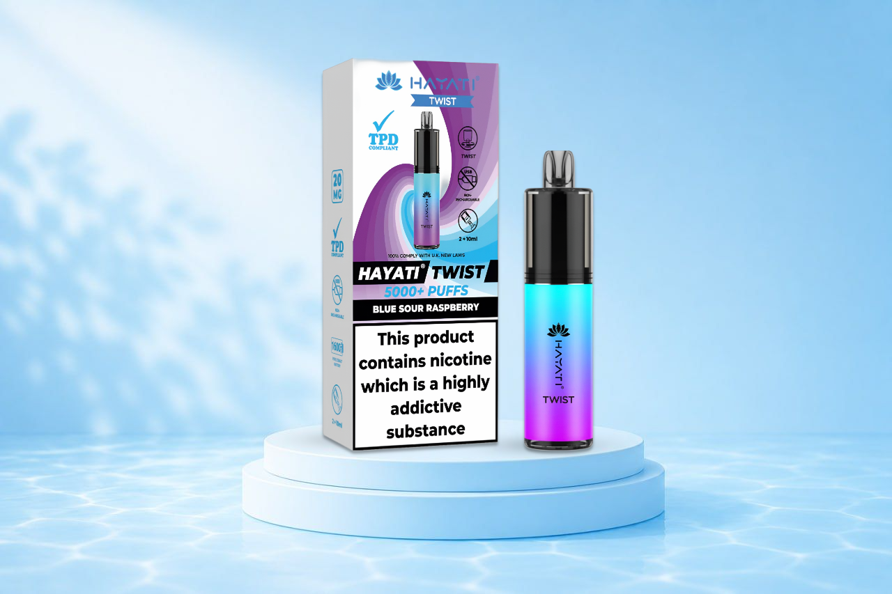 Hayati Twist 5000 mit blauer Himbeere